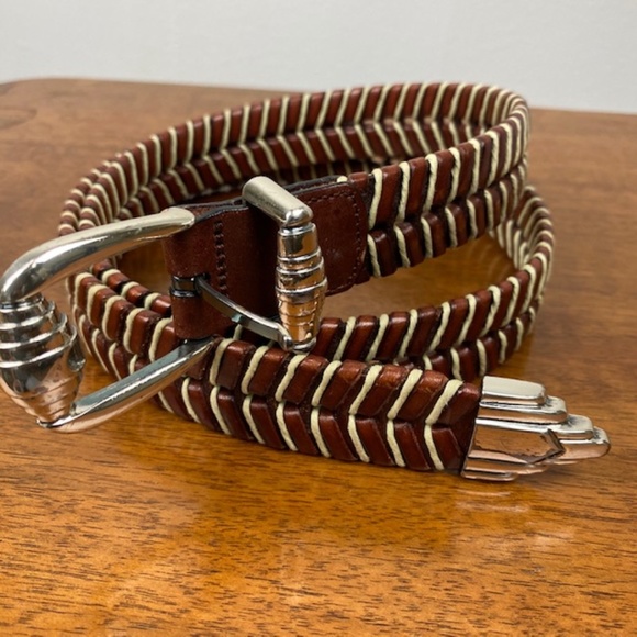 Tommy Bahama Other - Tommy Bahama Braided Leather Belt, Size 36
